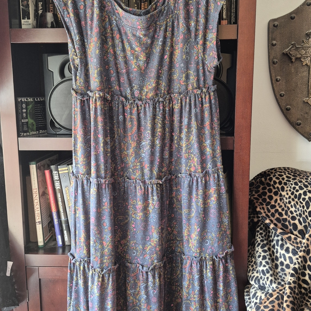Natural Life Vibrant Floral Dress